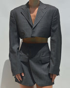 Blaset - Dark Gray Blue Lines (S/M)