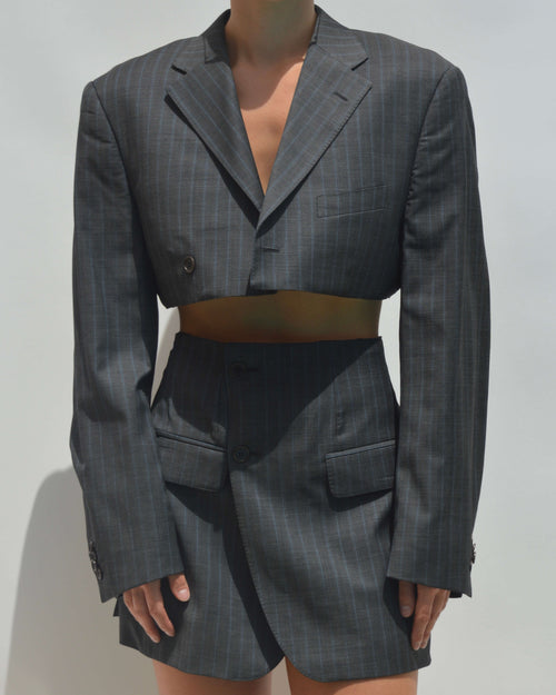 Blaset - Dark Gray Blue Lines (S/M)