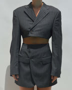 Blaset - Dark Gray Blue Lines (S/M)