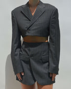 Blaset - Dark Gray Blue Lines (S/M)