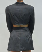 Blaset - Dark Gray Blue Lines (S/M)