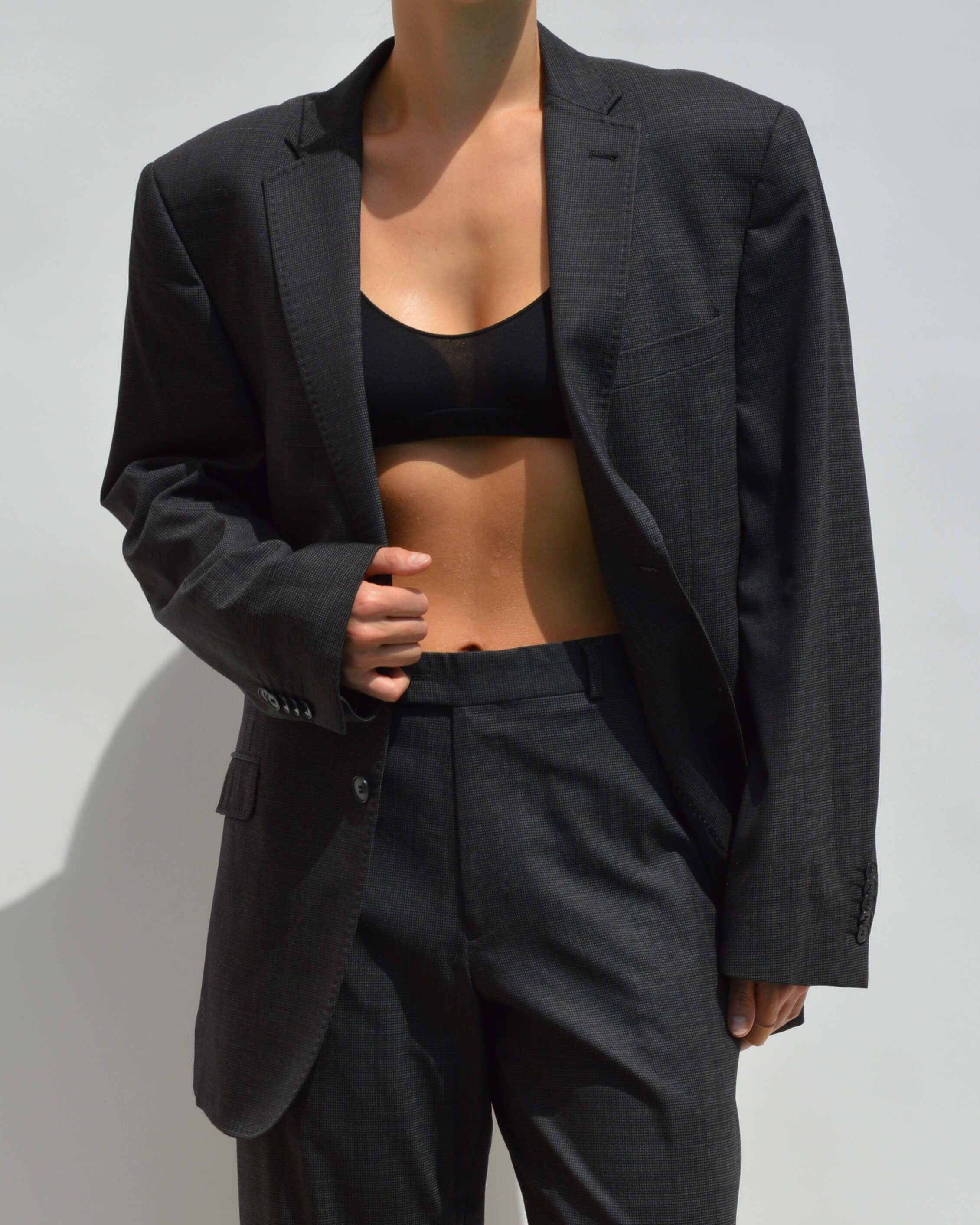 Traje - Negro de negocios (S/M)