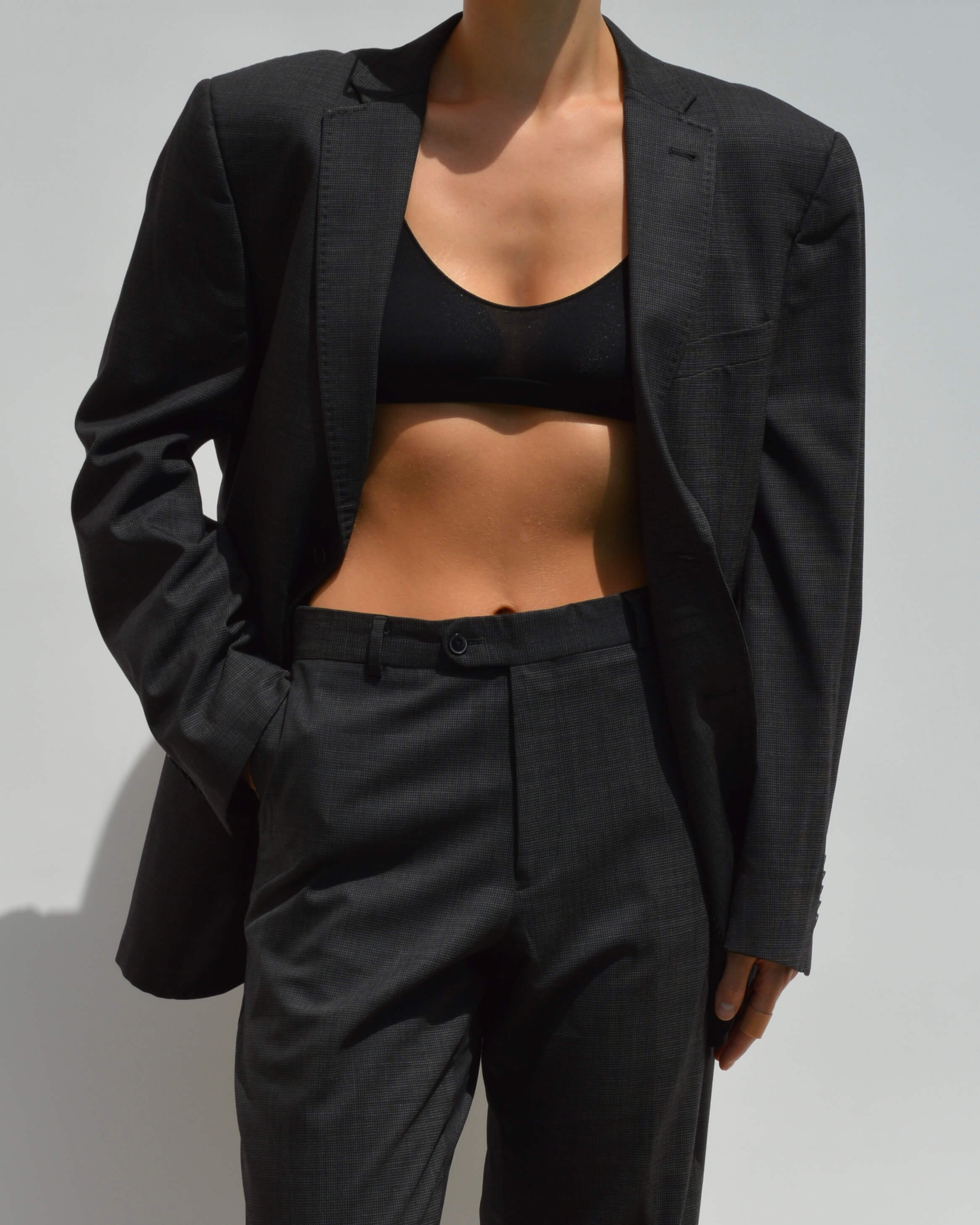 Traje - Negro de negocios (S/M)