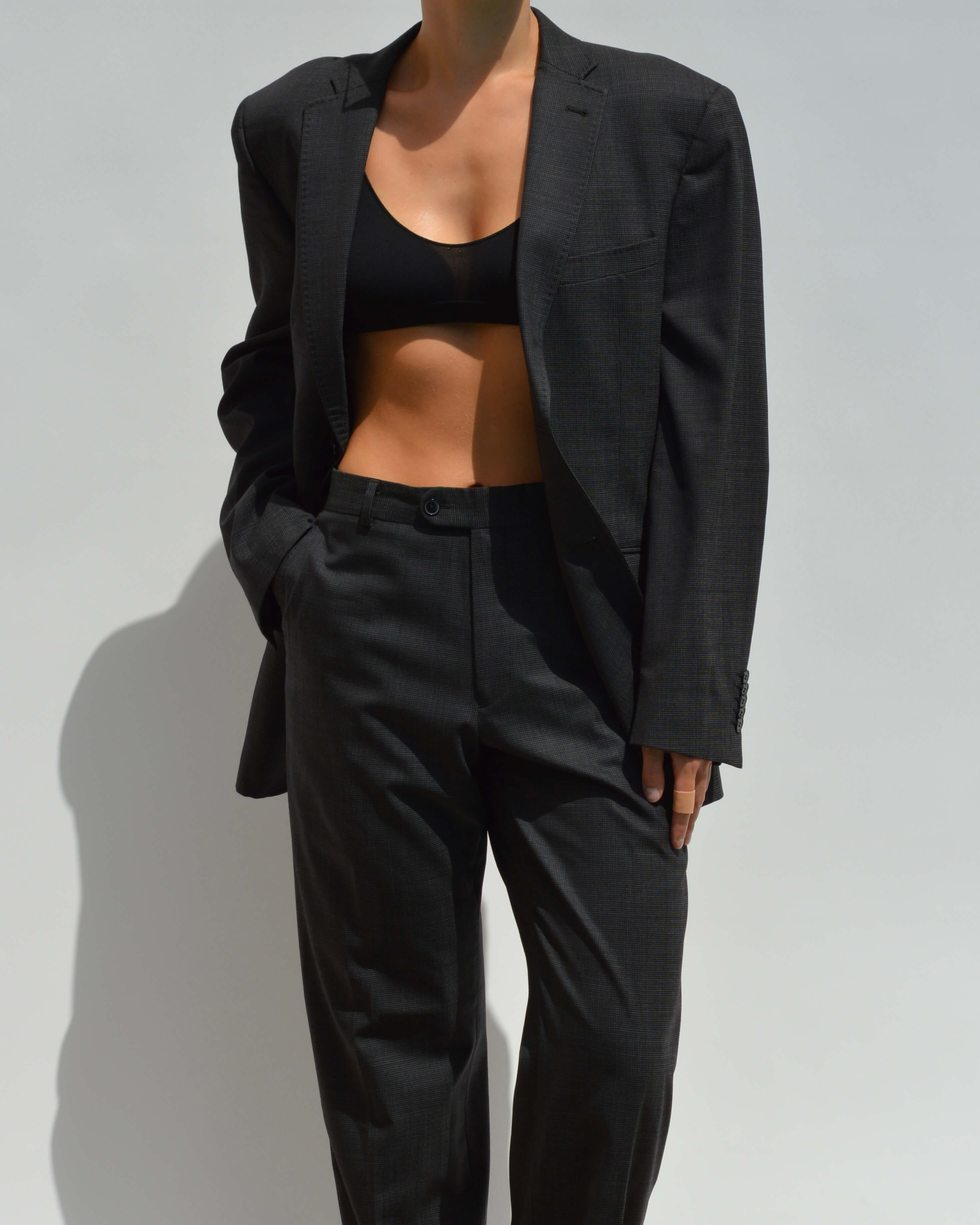 Traje - Negro de negocios (S/M)