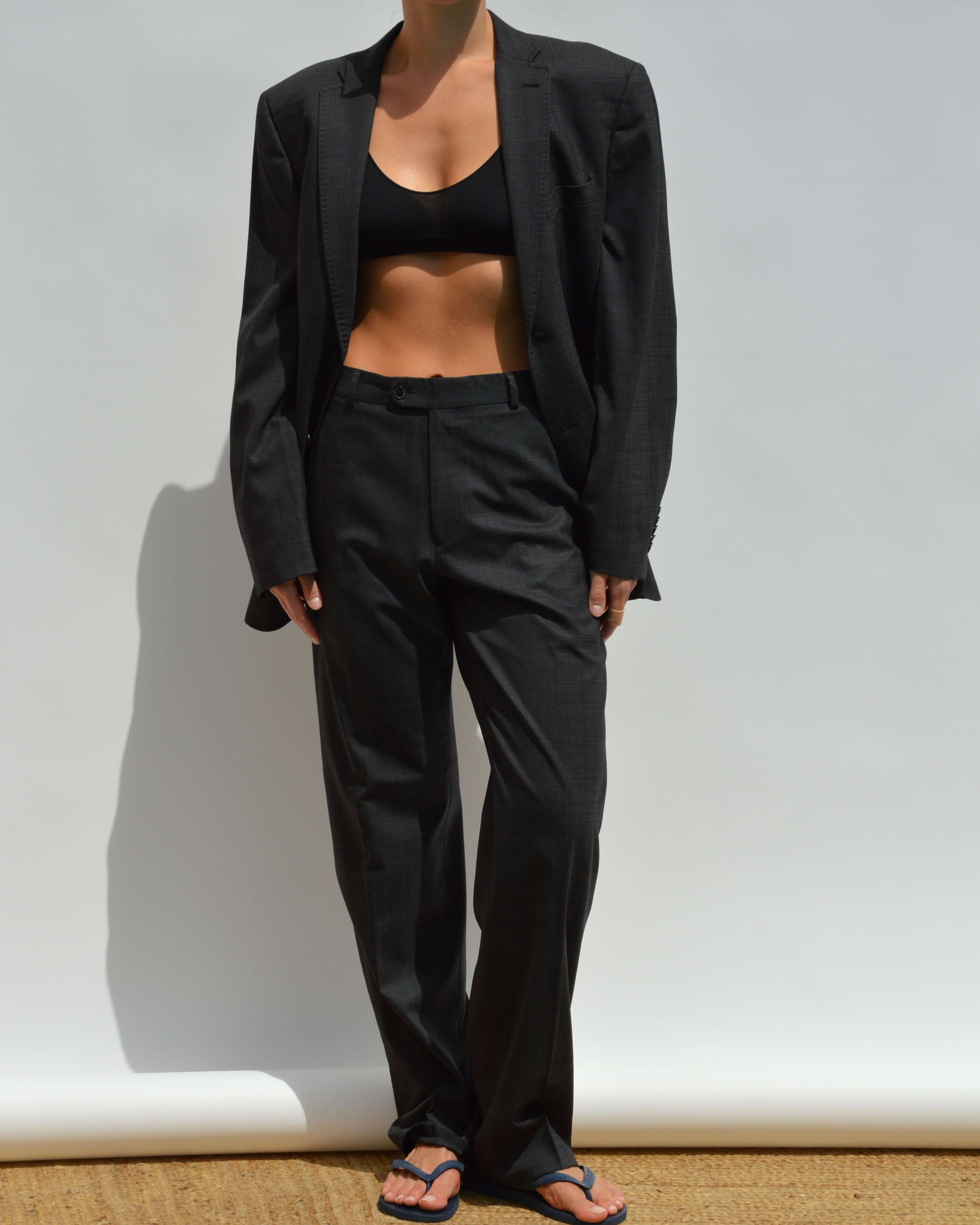 Traje - Negro de negocios (S/M)