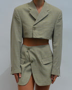 Blaset - Light Blue Lines Checked (XS/S)