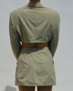 Blaset - Light Blue Lines Checked (XS/S)