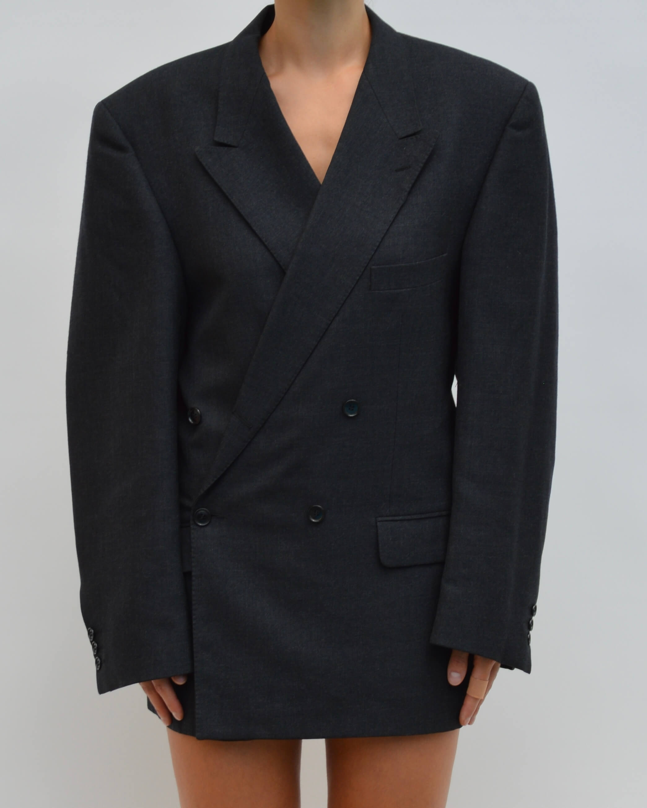 Mini Blazer Dress - YSL Double Breasted (S/M)