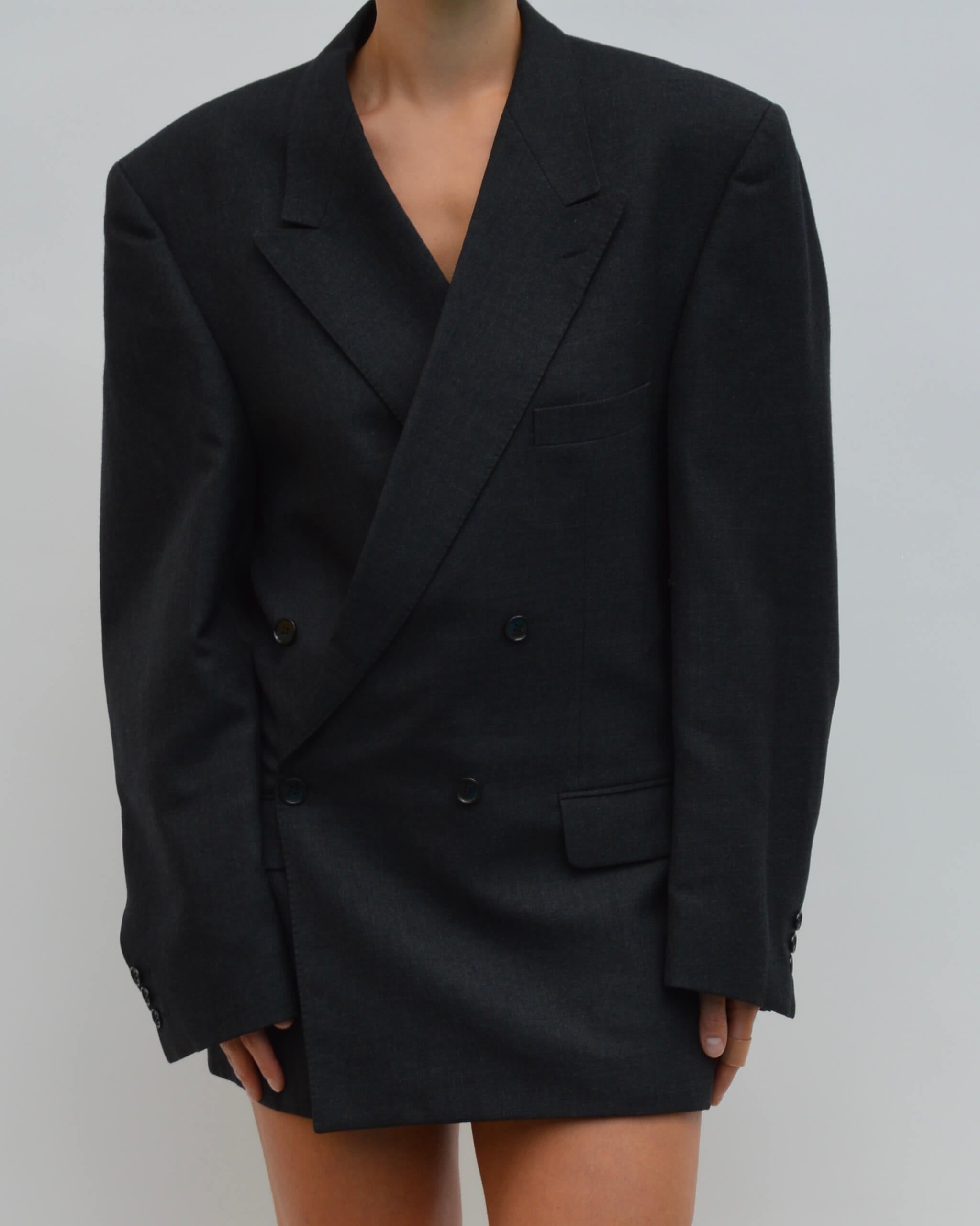 Mini Blazer Dress - YSL Double Breasted (S/M)