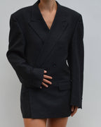 Vestido mini blazer cruzado YSL (talla S/M)