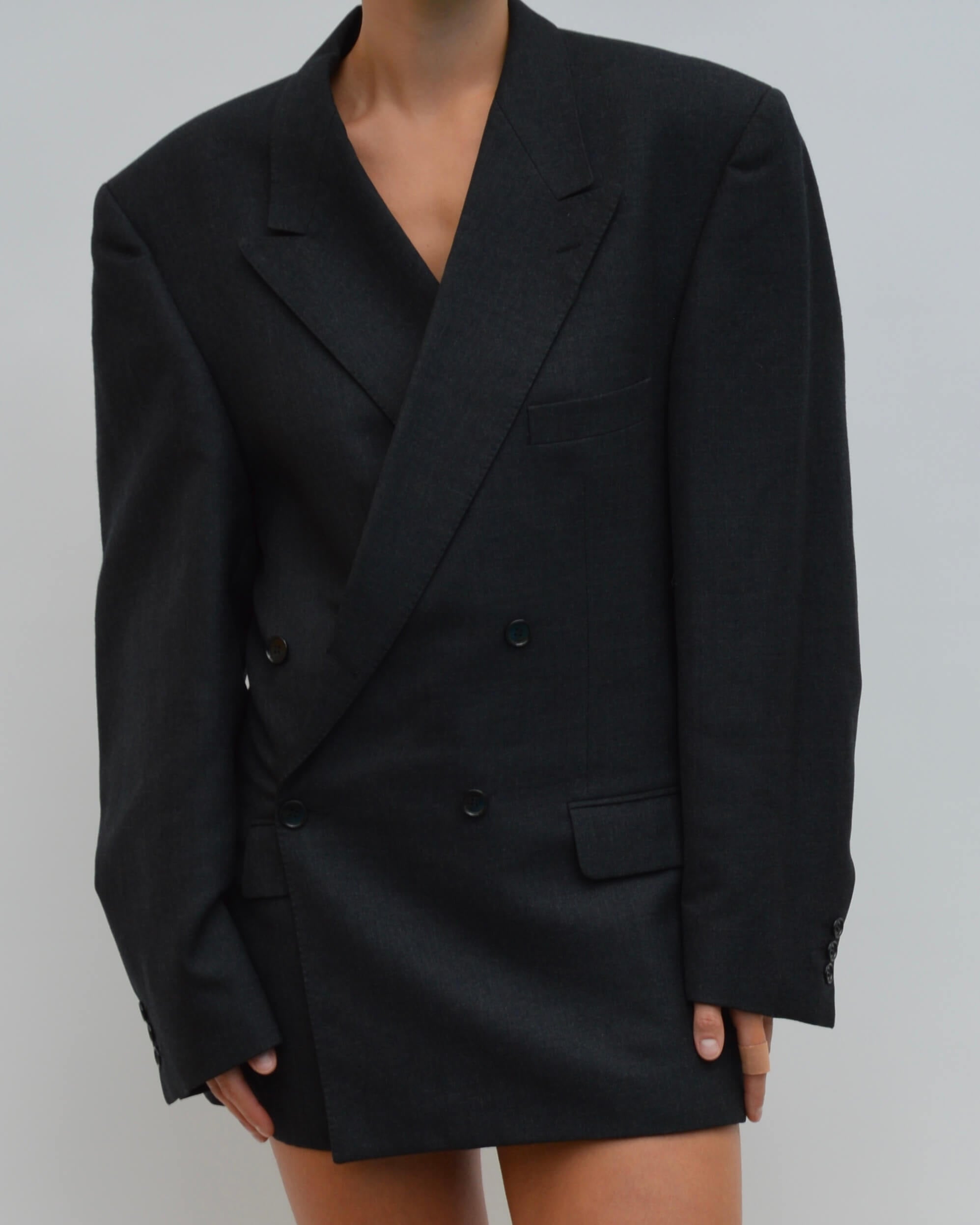 Mini Blazer Dress - YSL Double Breasted (S/M)