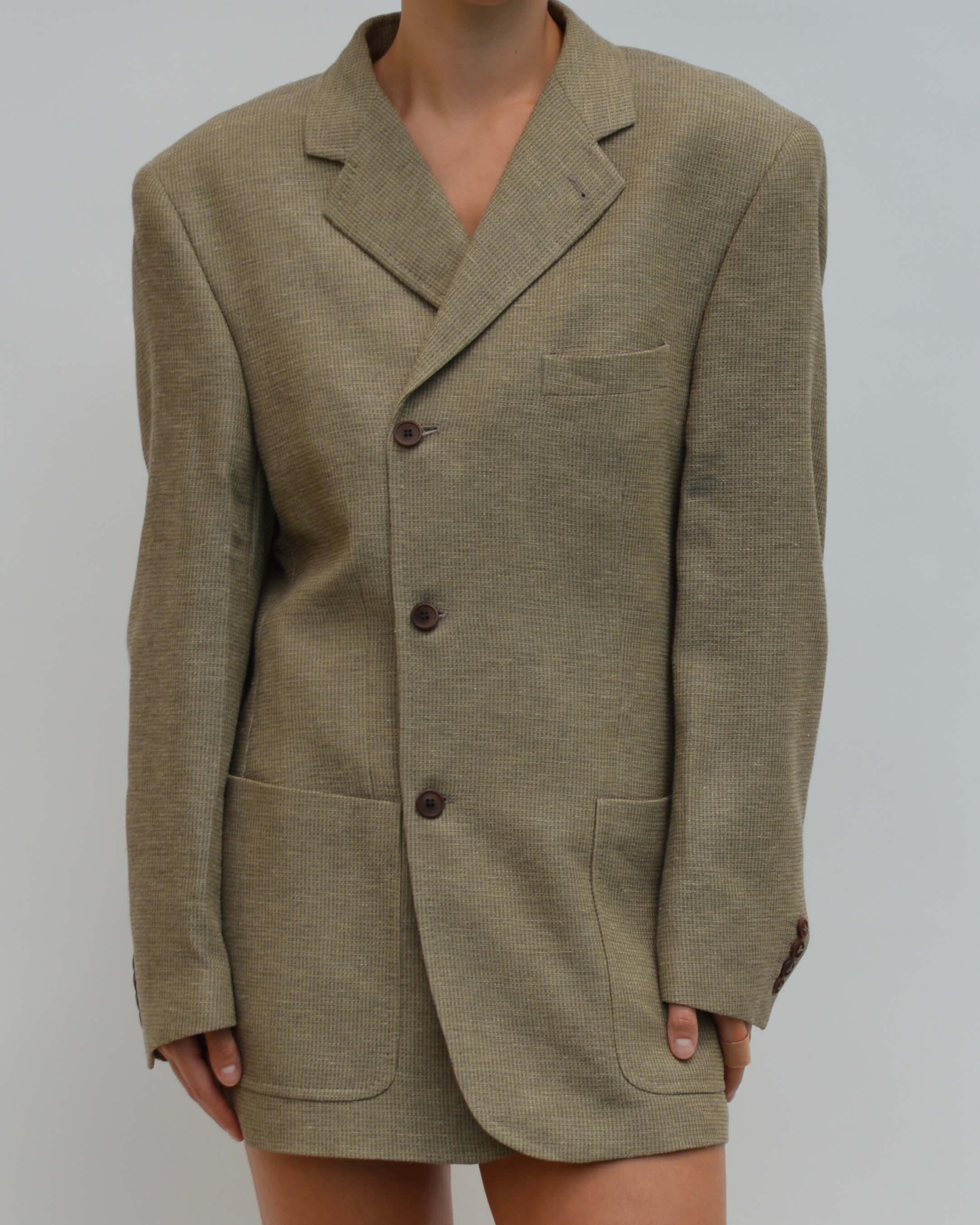 Vestido mini blazer - Breezy (talla pequeña/grande)