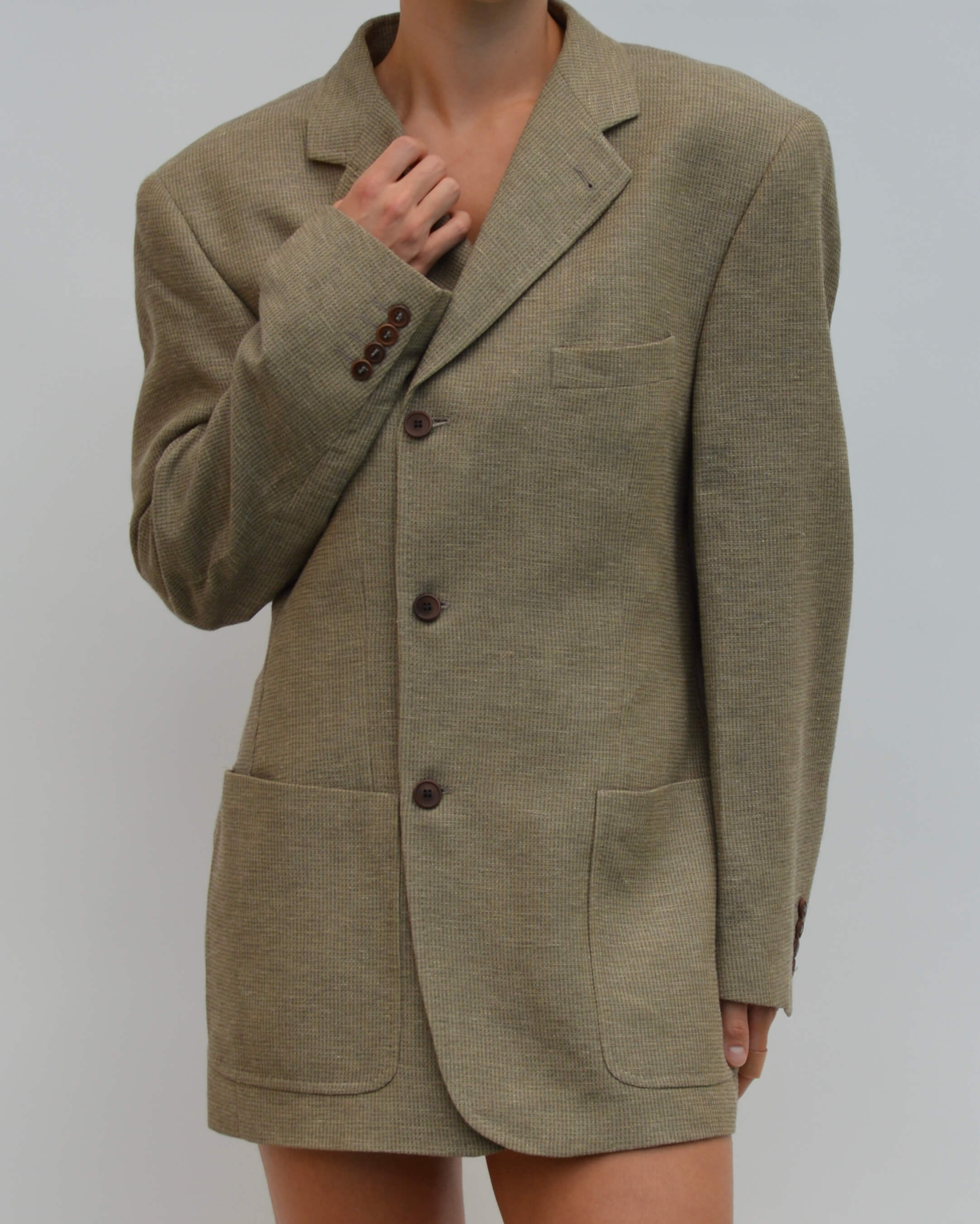 Vestido mini blazer - Breezy (talla pequeña/grande)