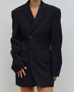 Mini Blazer Dress - Navy (S/M)