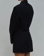 Mini Blazer Dress - Navy (S/M)