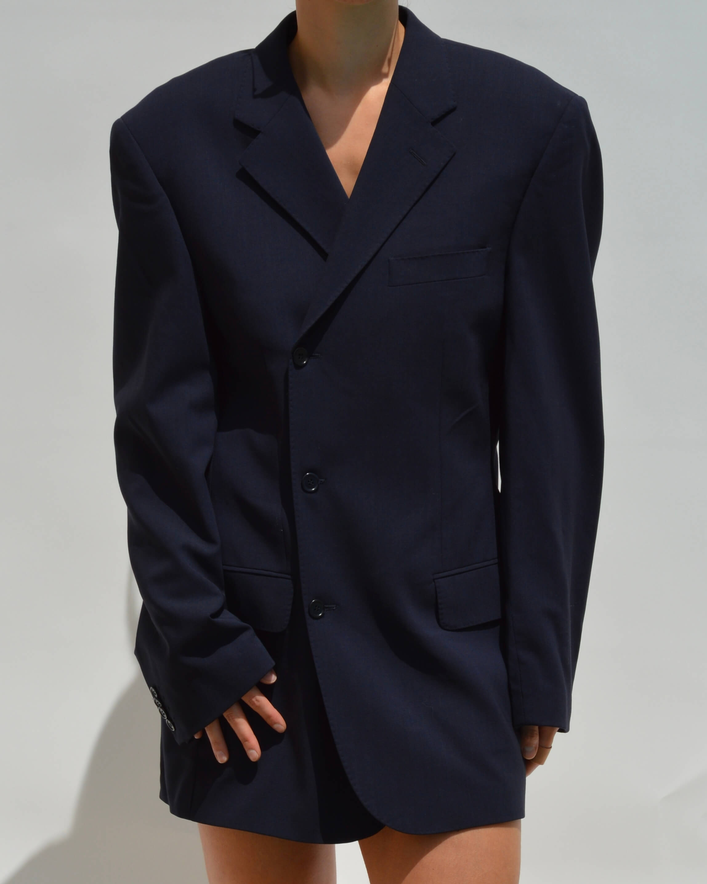 Vestido mini blazer - Azul marino (M/L)