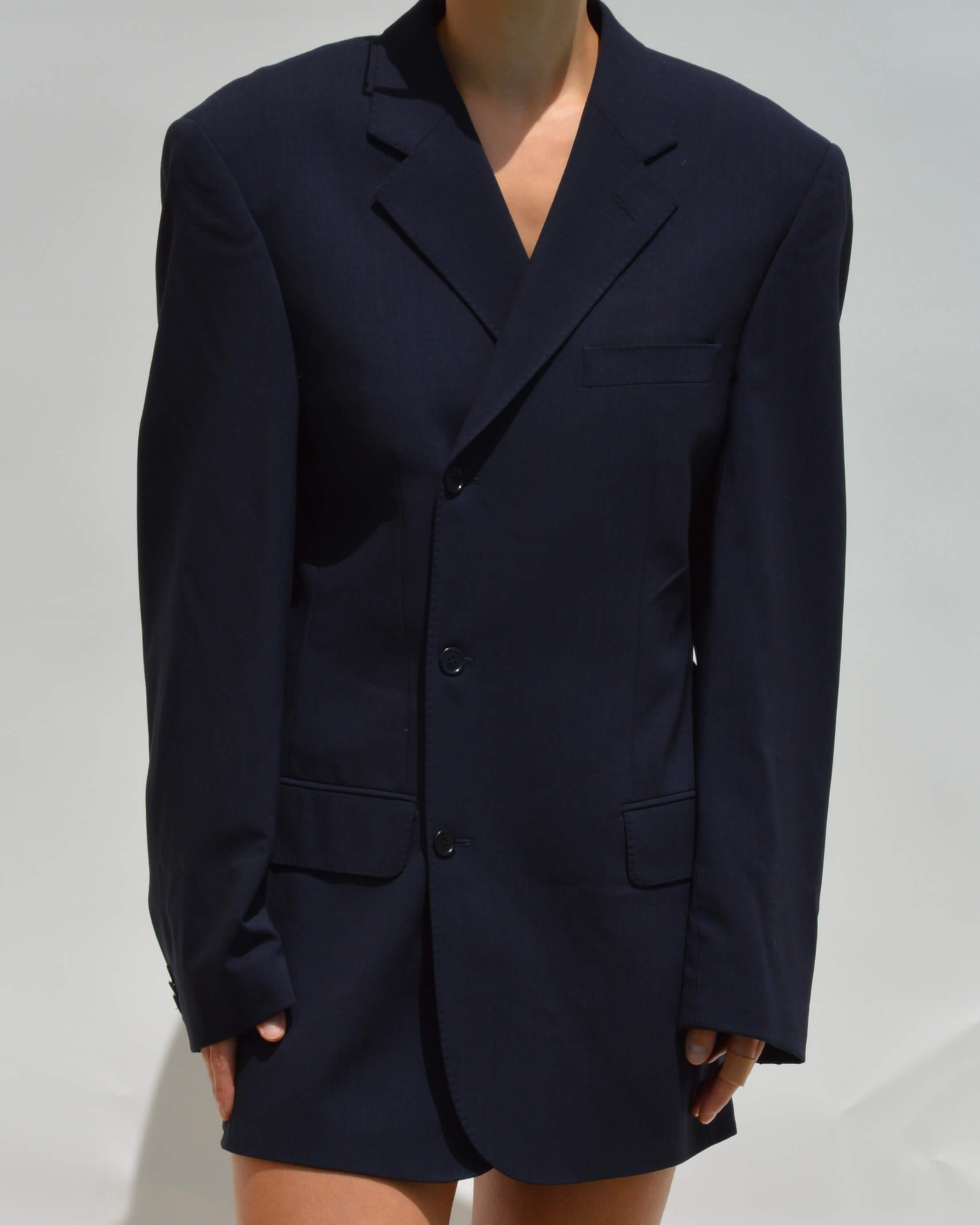 Vestido mini blazer - Azul marino (M/L)