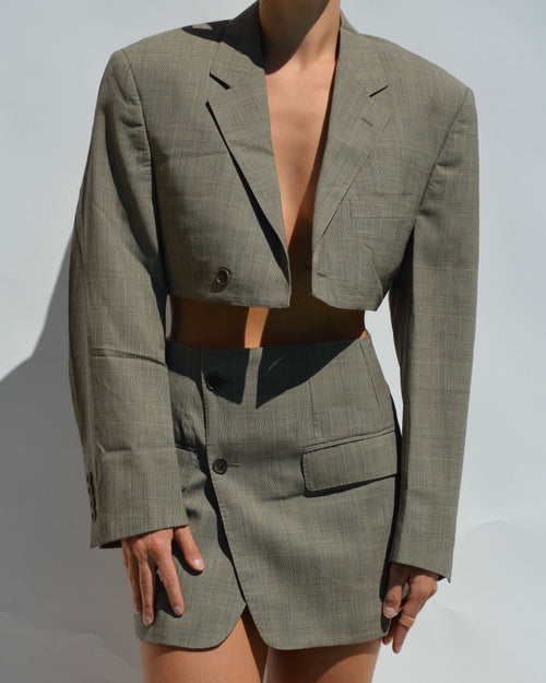 Blaset - Checked Baby Brown (XS/S)