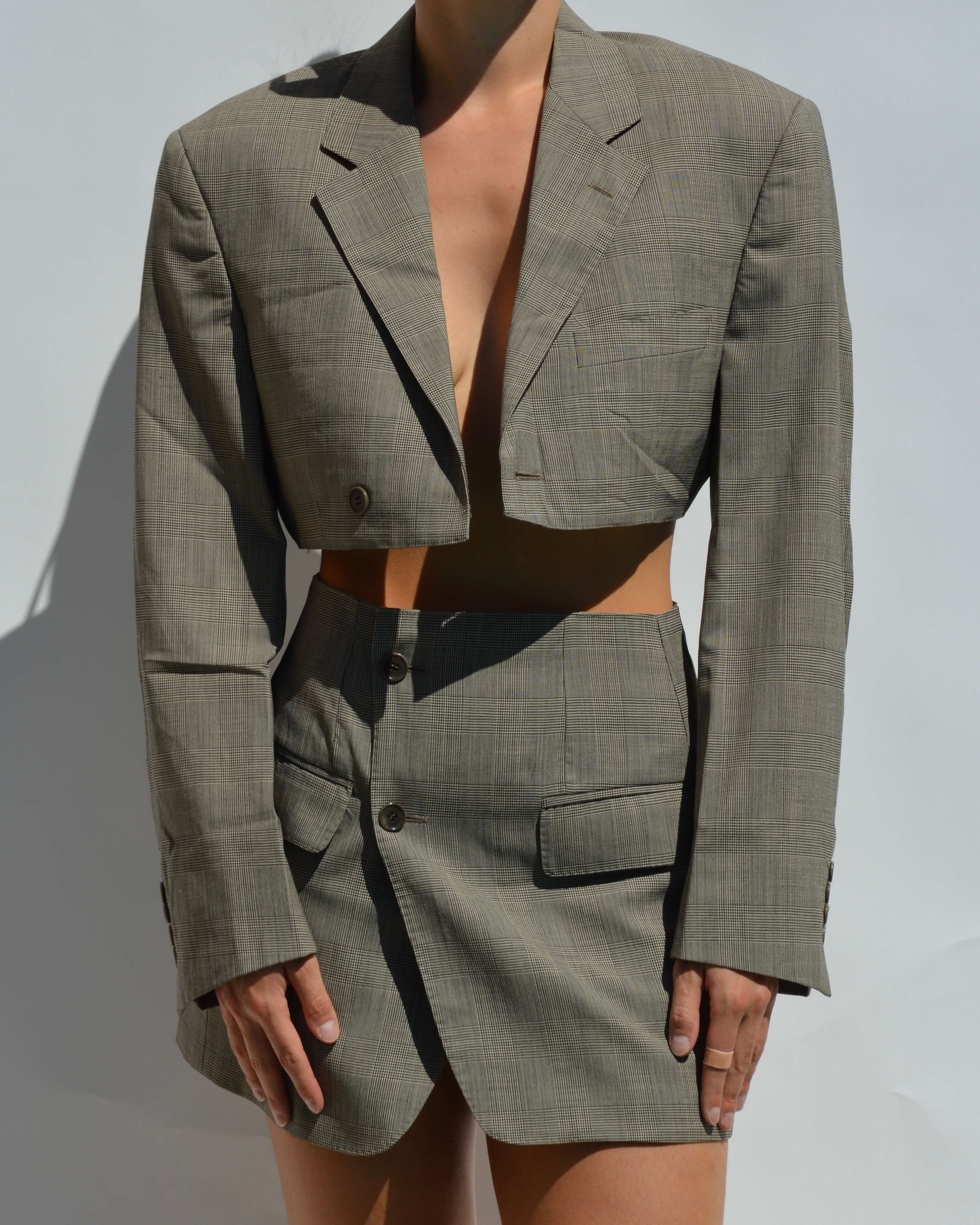 Blaset - Cuadros Marrón Bebé (XS/S)