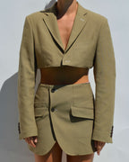 Vegan Blaset - Light Brown Cotton (XS/S)