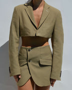 Vegan Blaset - Light Brown Cotton (XS/S)