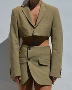 Vegan Blaset - Light Brown Cotton (XS/S)