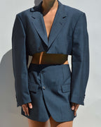 Ensemble veste et pantalon - Bleu Gemme (L/XL)