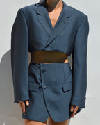 Ensemble veste et pantalon - Bleu Gemme (L/XL)