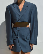Ensemble veste et pantalon - Bleu Gemme (L/XL)