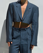 Ensemble veste et pantalon - Bleu Gemme (L/XL)
