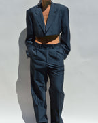 Ensemble veste et pantalon - Bleu Gemme (L/XL)