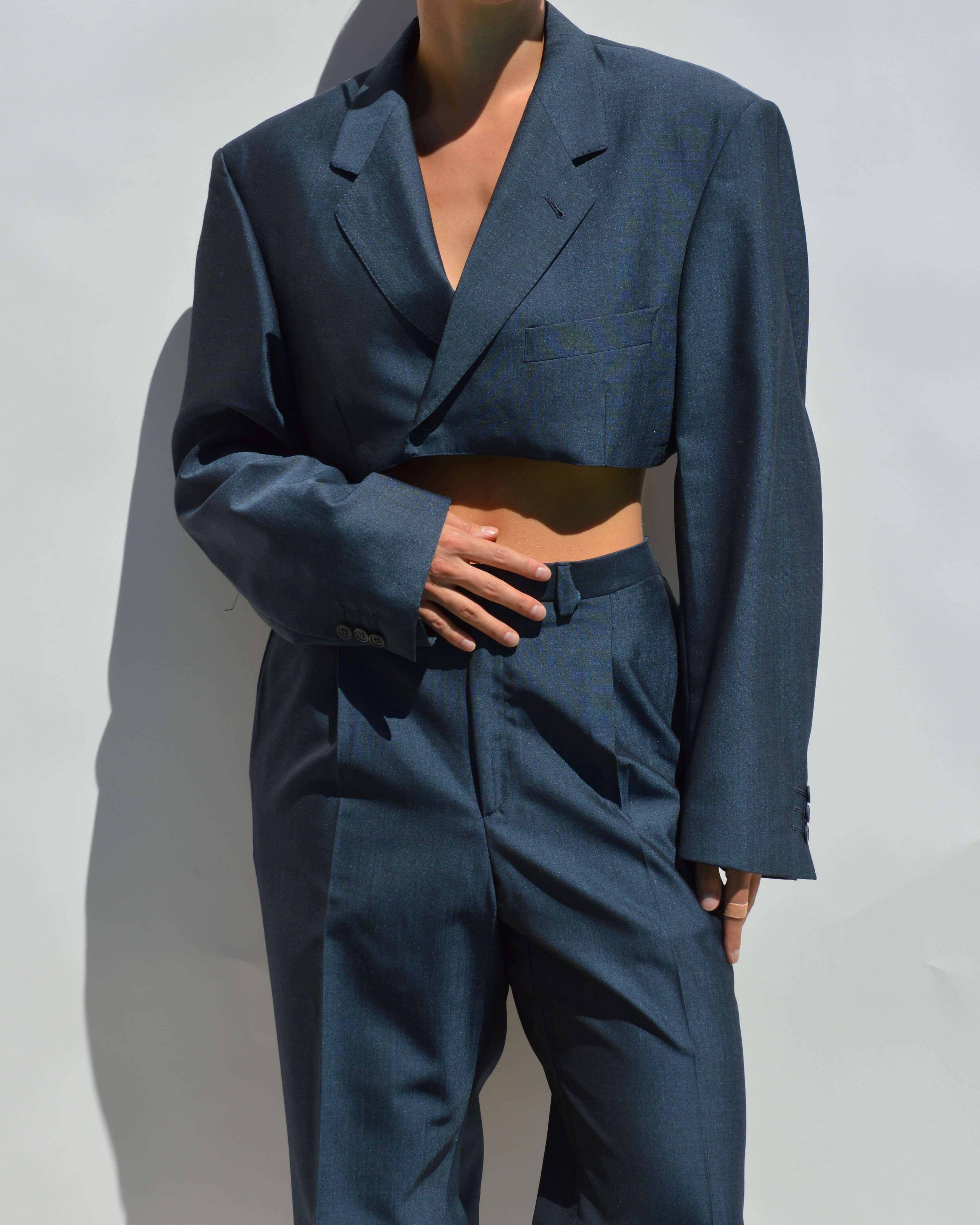 Conjunto y pantalones - Gema azul (L/XL)