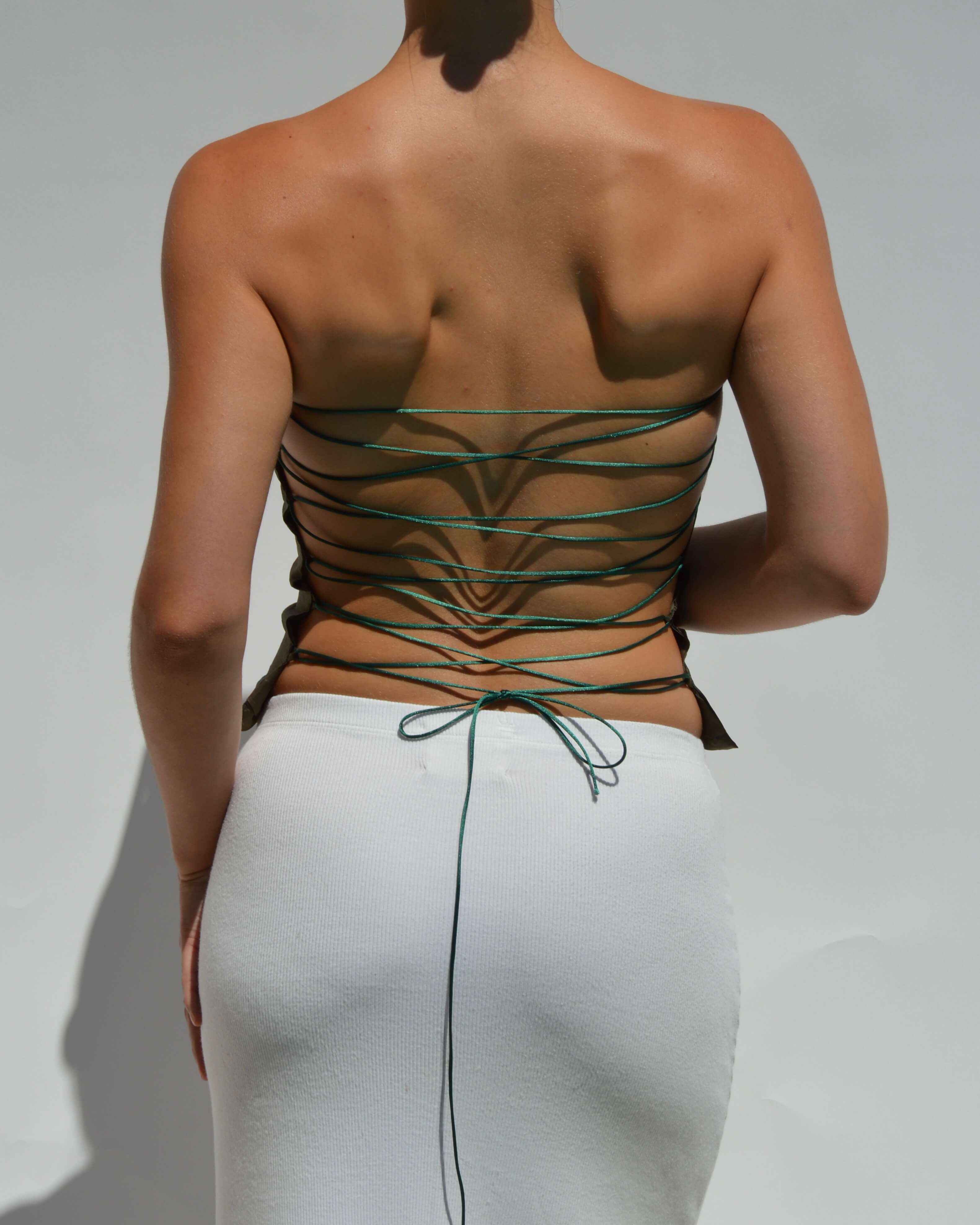 Corset Top - Egyptian Beetle (XS/L)