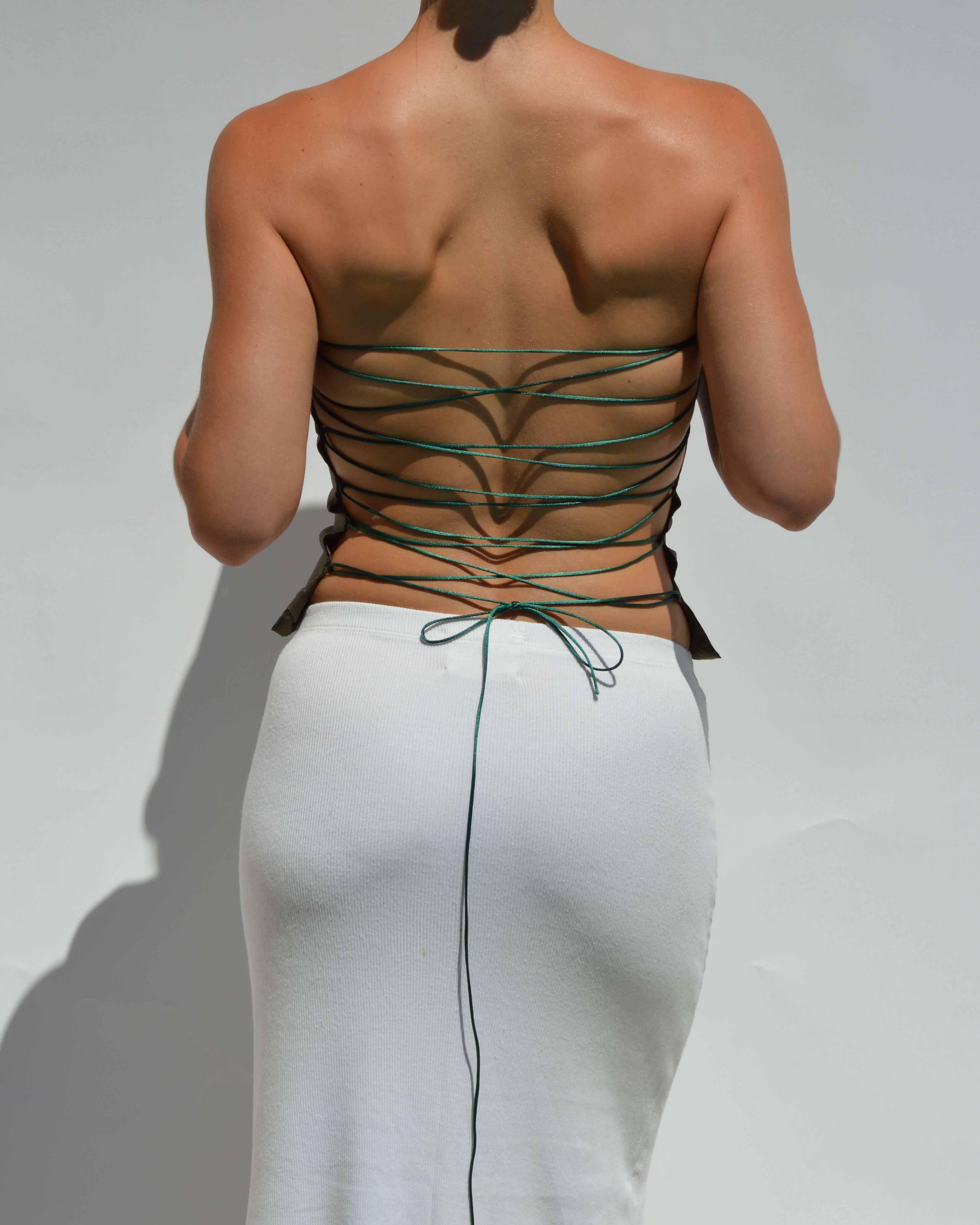 Corset Top - Egyptian Beetle (XS/L)