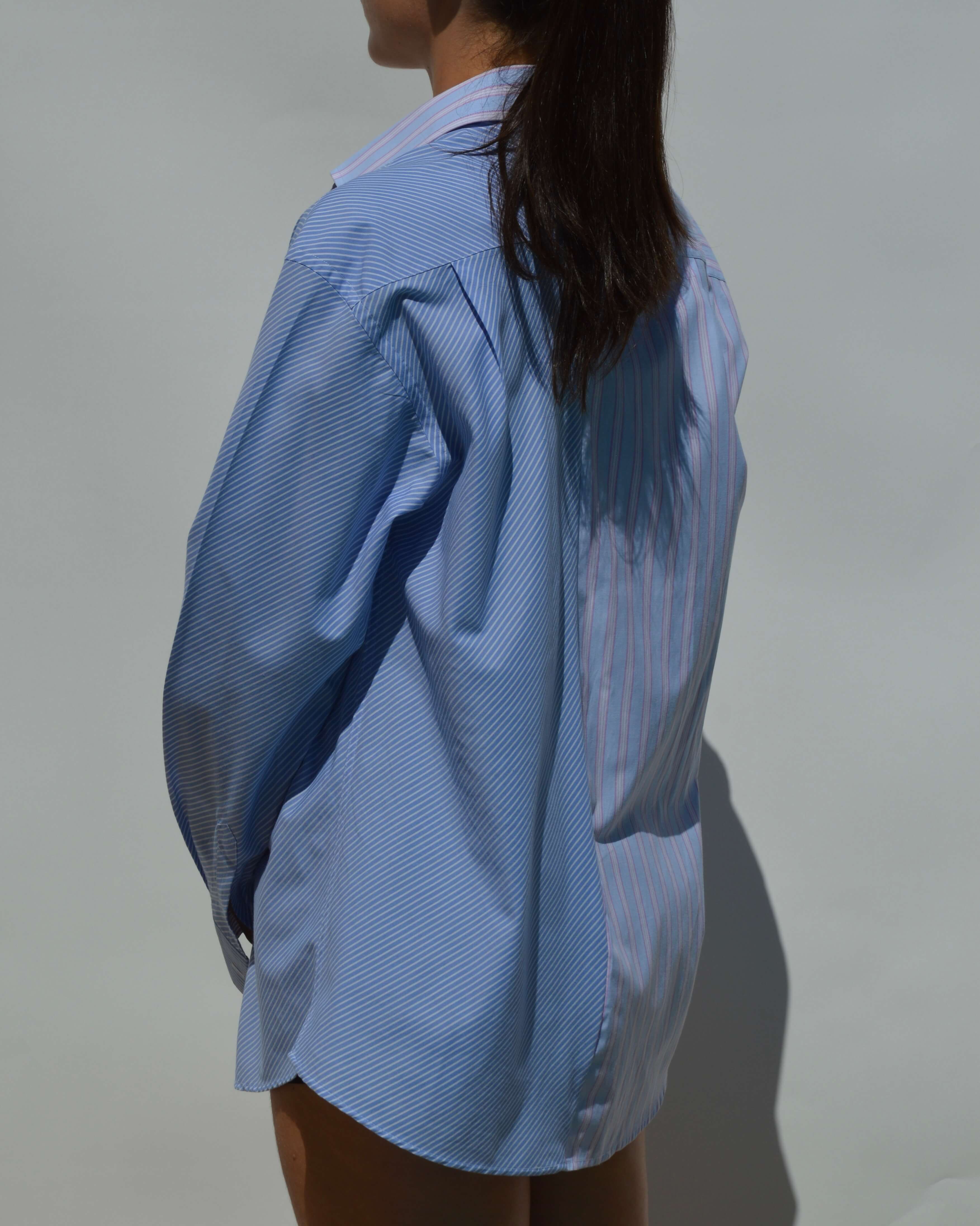 Chemise DUO - Nuances de bleu (S/L)