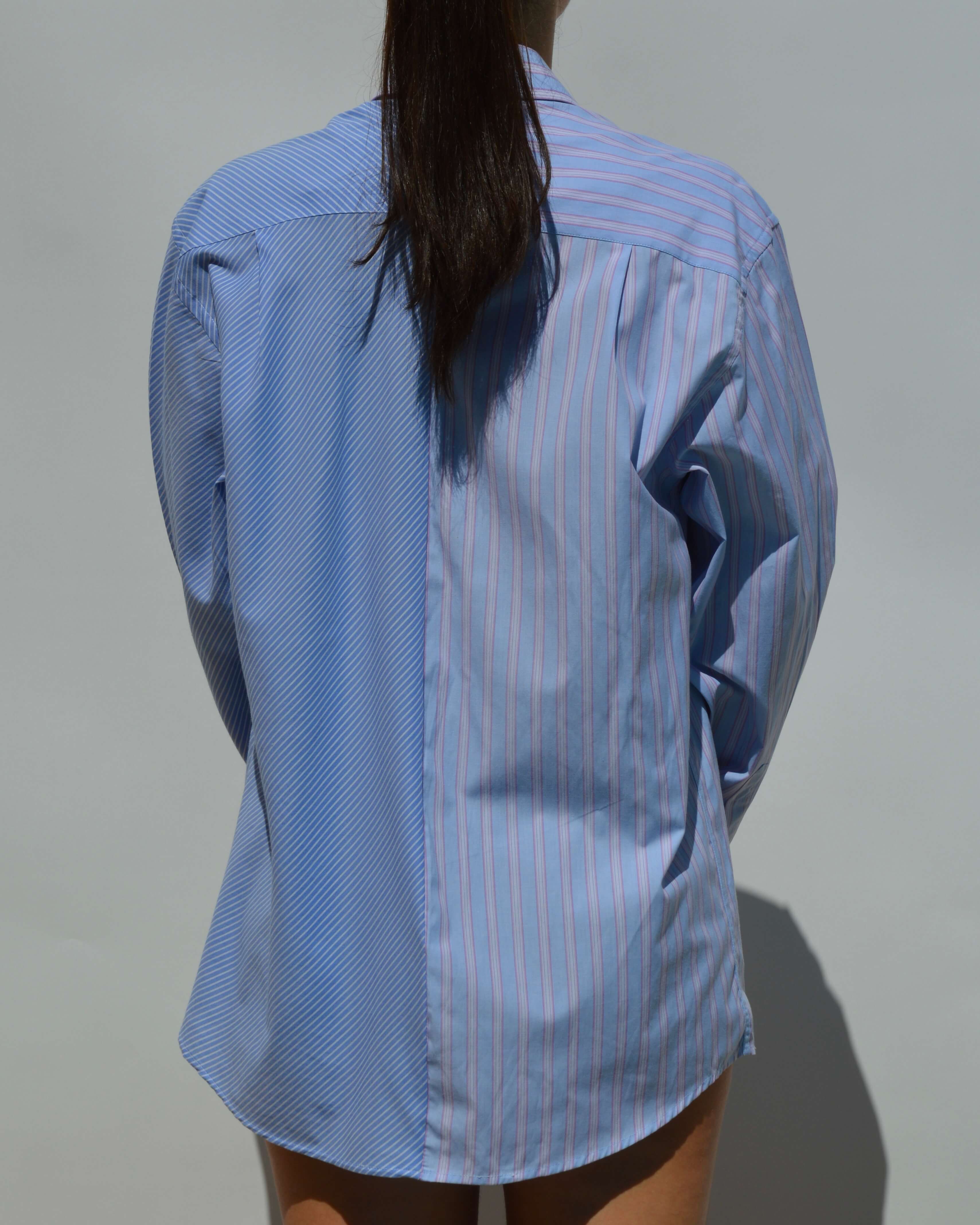 Chemise DUO - Nuances de bleu (S/L)