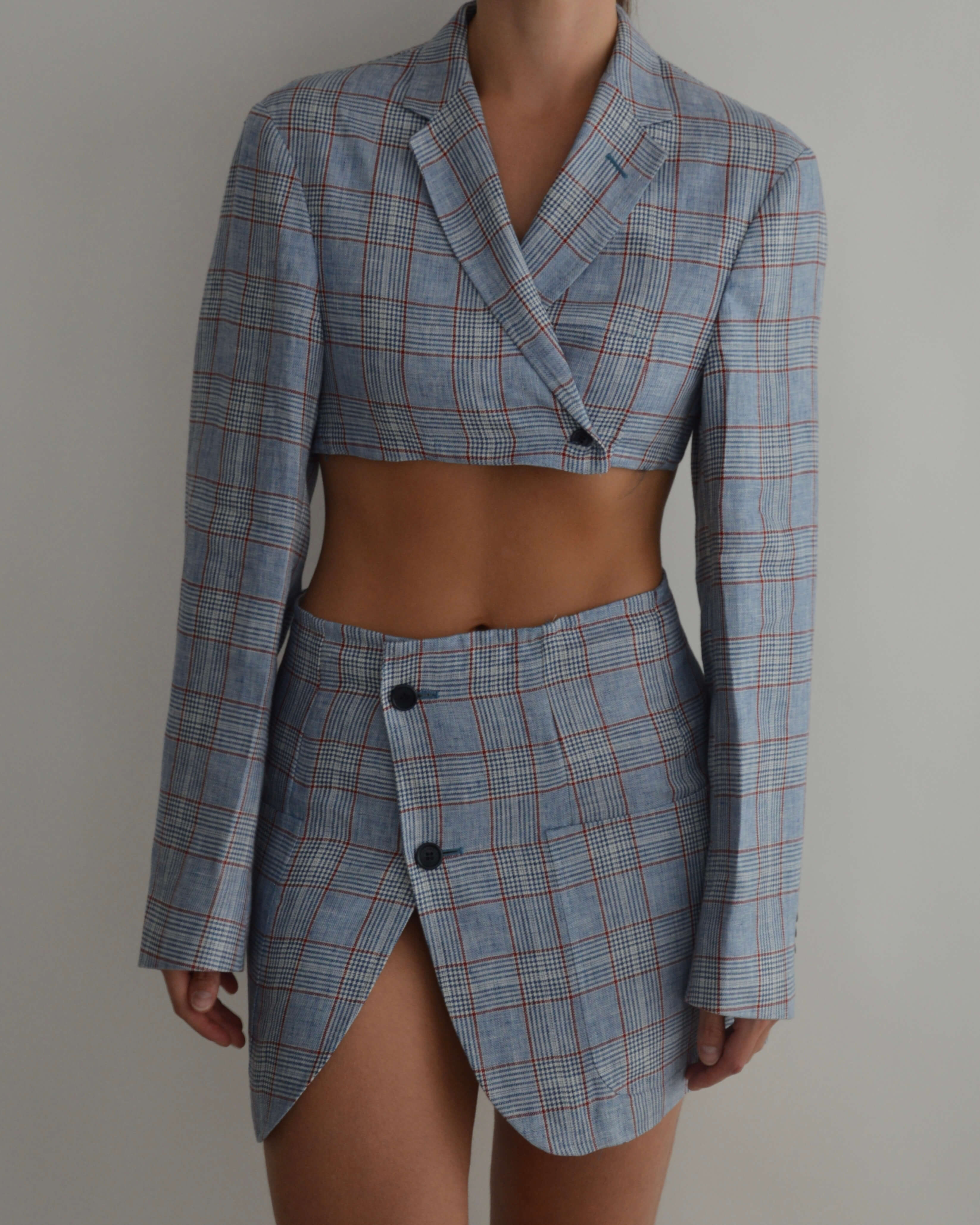 Vegan Blaset - Light Blue Squared (XS/S)