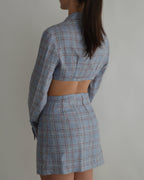 Vegan Blaset - Light Blue Squared (XS/S)