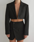 Vegan Blaset & Trousers - Dark Green (XS/S)