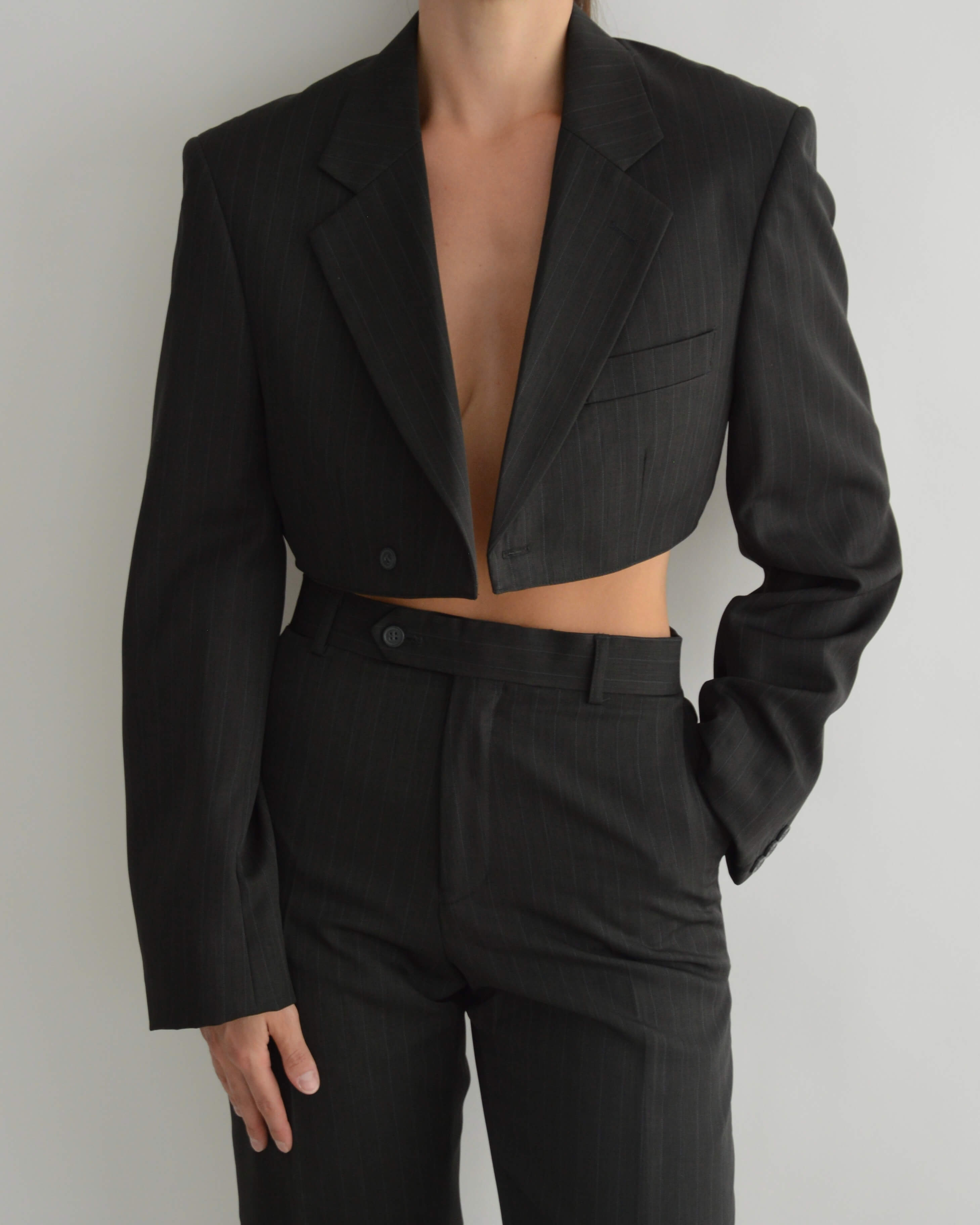 Vegan Blaset & Trousers - Dark Green (XS/S)