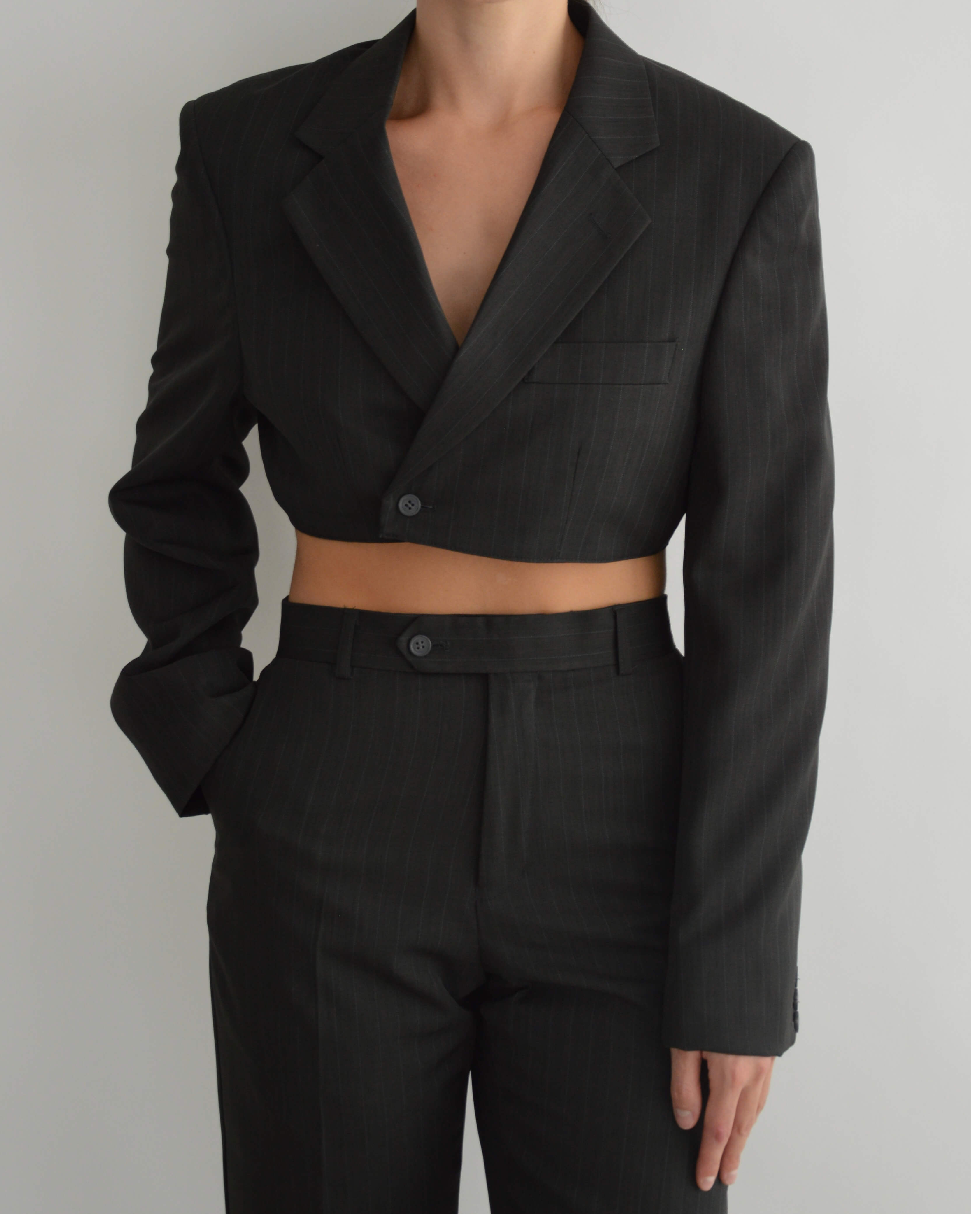 Vegan Blaset & Trousers - Dark Green (XS/S)