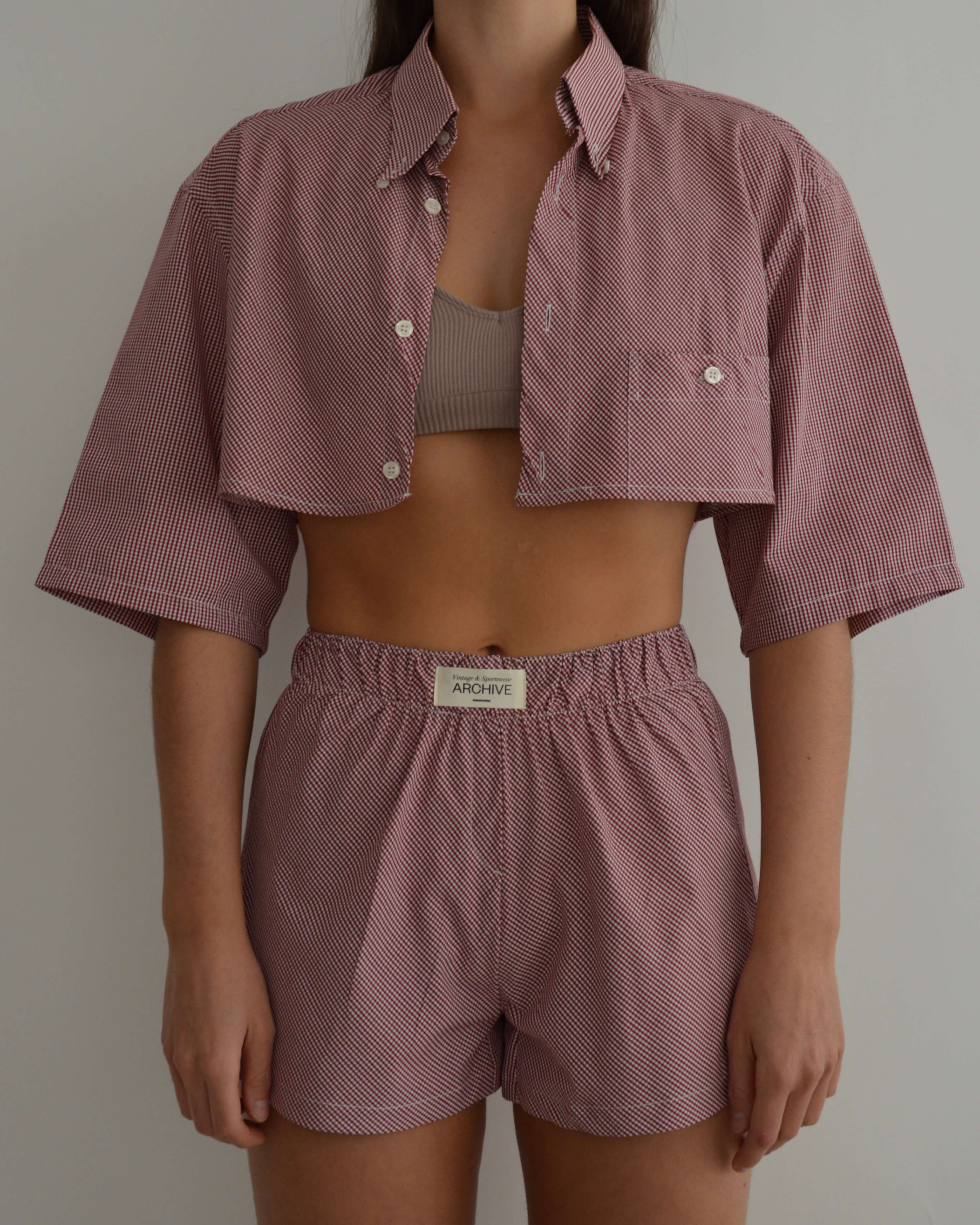 PJ Set - Red Squared (XXS/S)