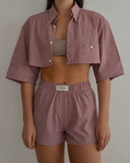 Ensemble pyjama - Carré rouge (XXS/S)