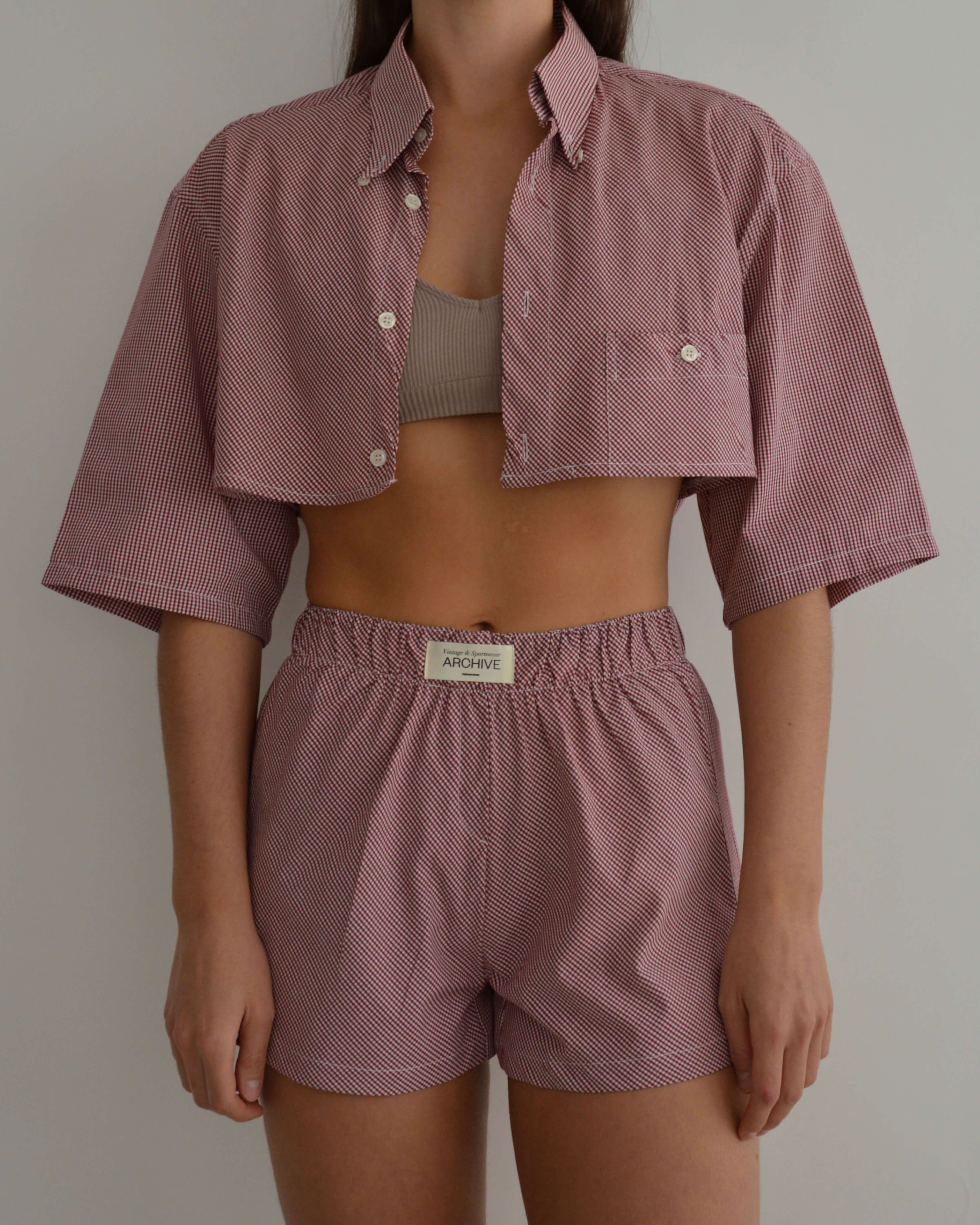PJ Set - Red Squared (XXS/S)