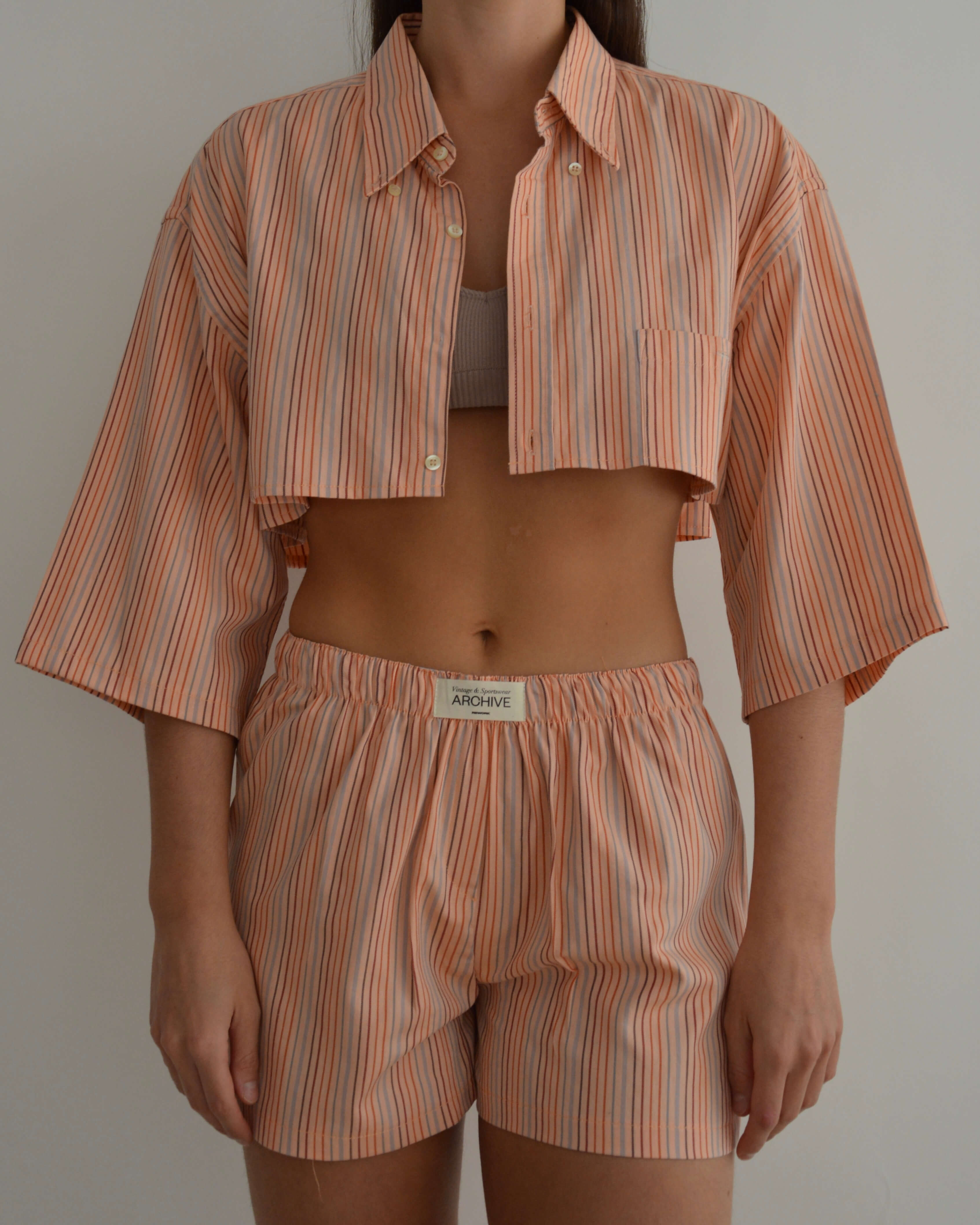 PJ Set - Orange Lines (XXS/S)