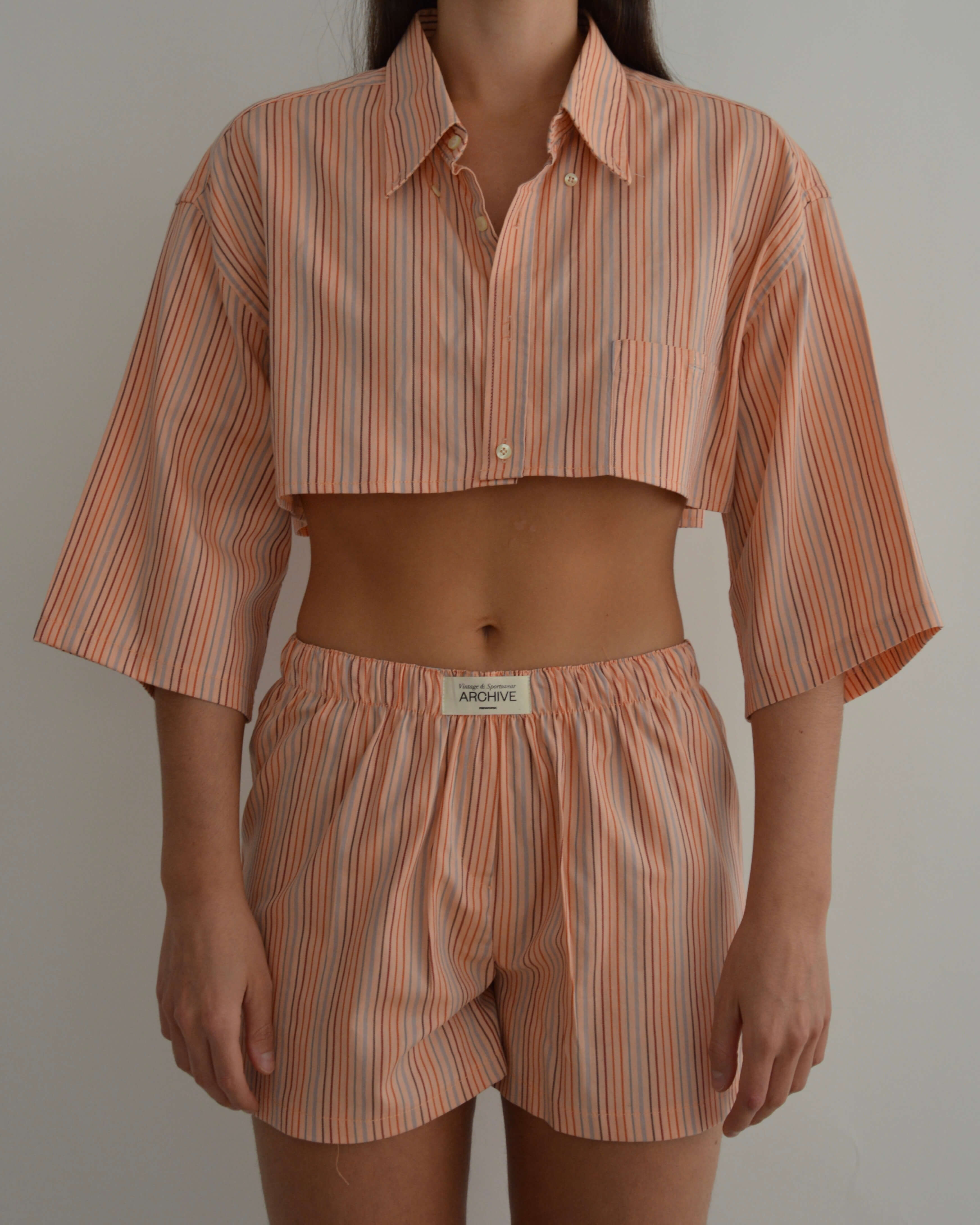 PJ Set - Orange Lines (XXS/S)