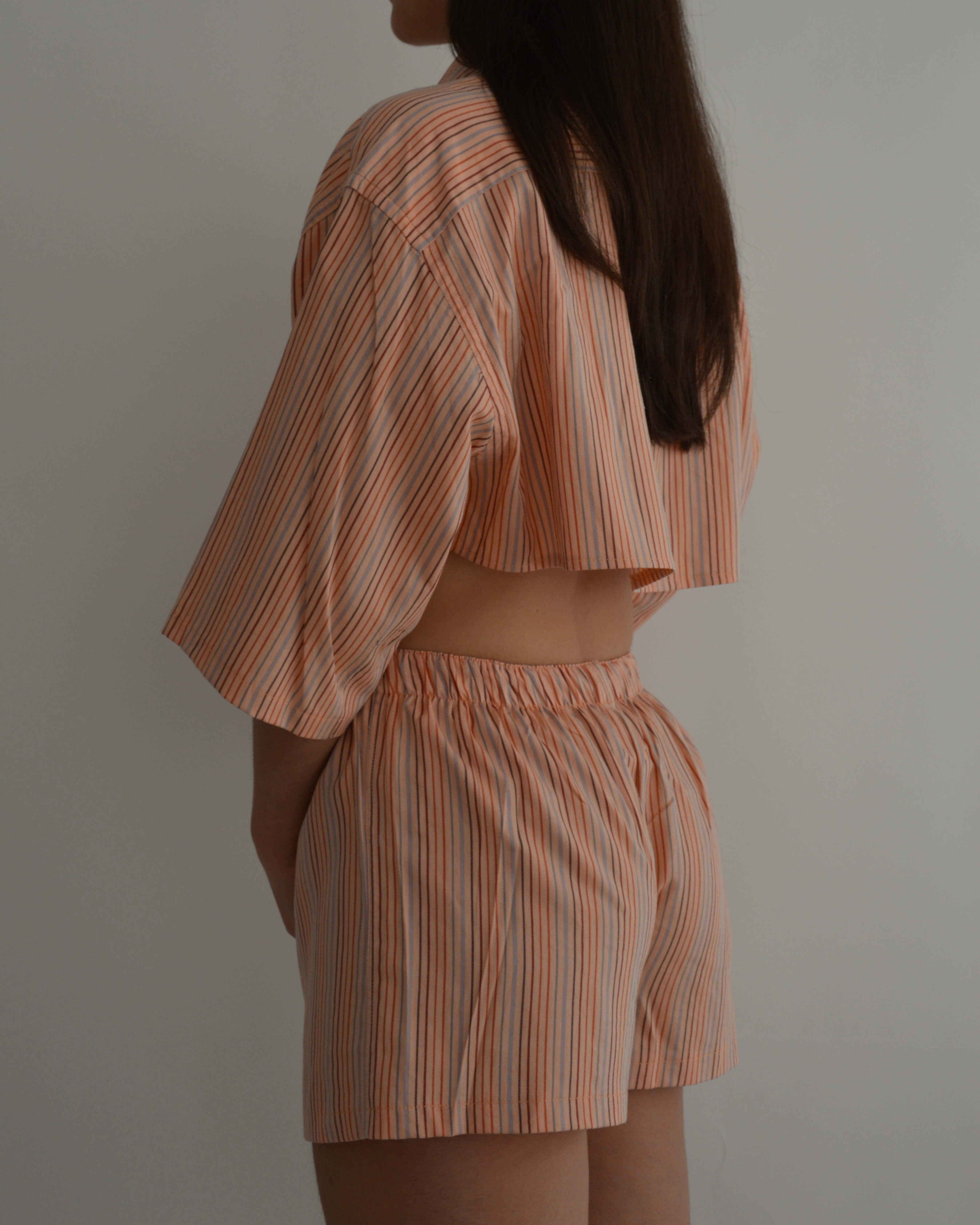 PJ Set - Orange Lines (XXS/S)