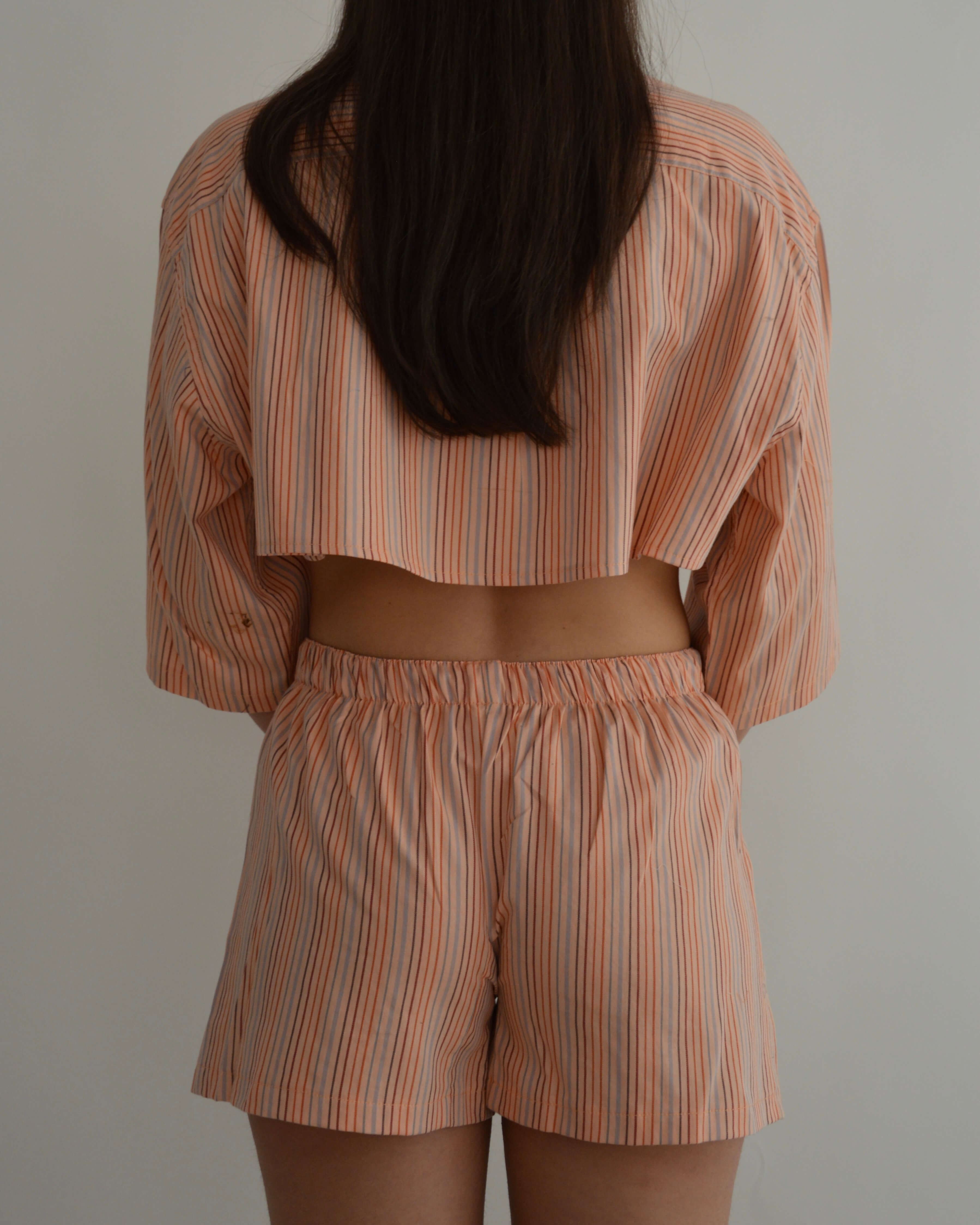 PJ Set - Orange Lines (XXS/S)
