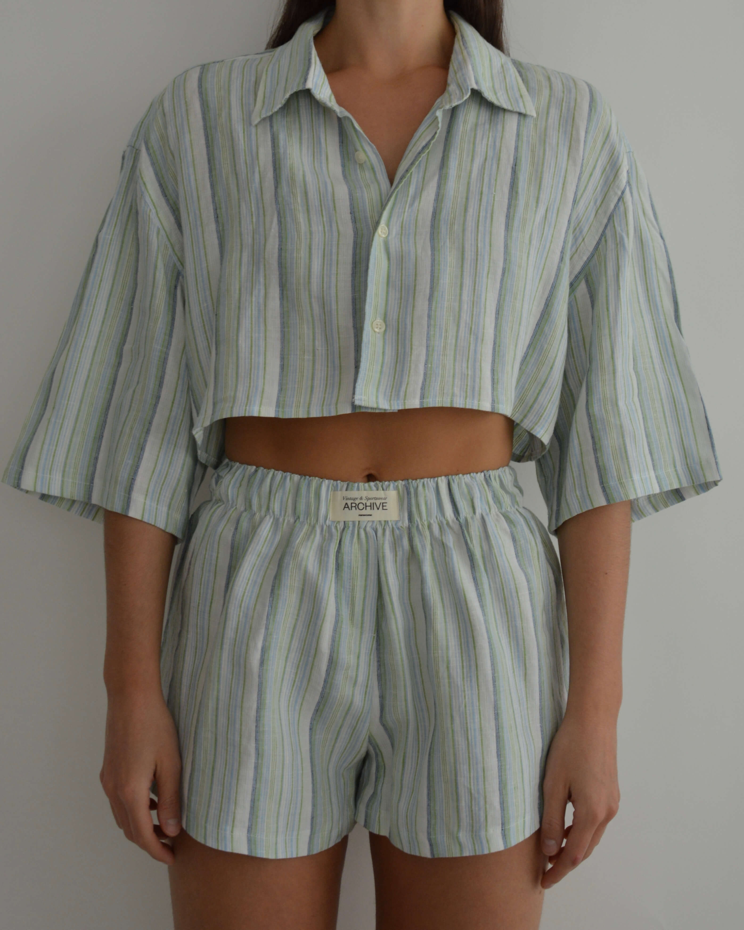 Ensemble pyjama - Lin marin (XS/M)