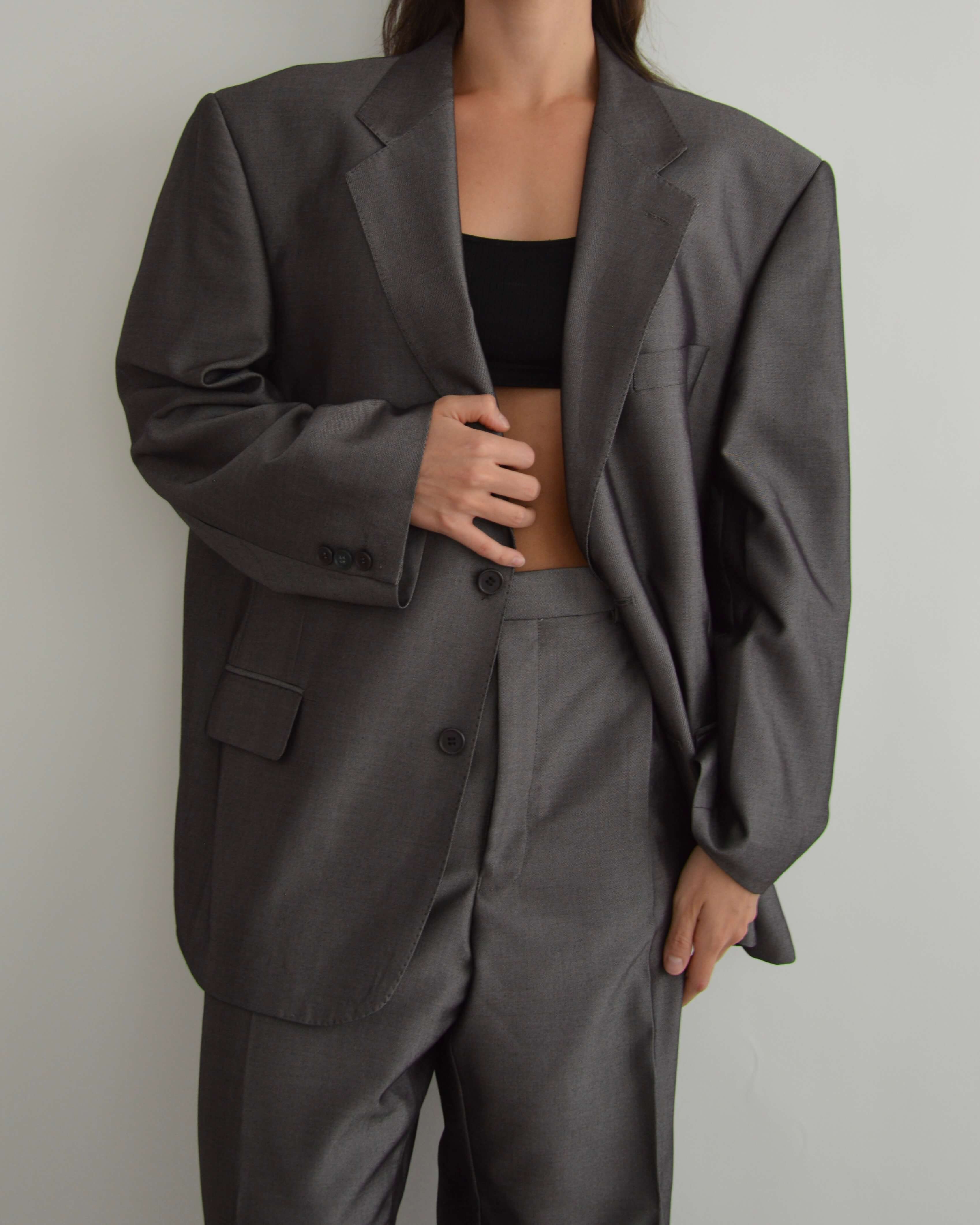 Traje vegano - Gris sedoso (XL/XXL)